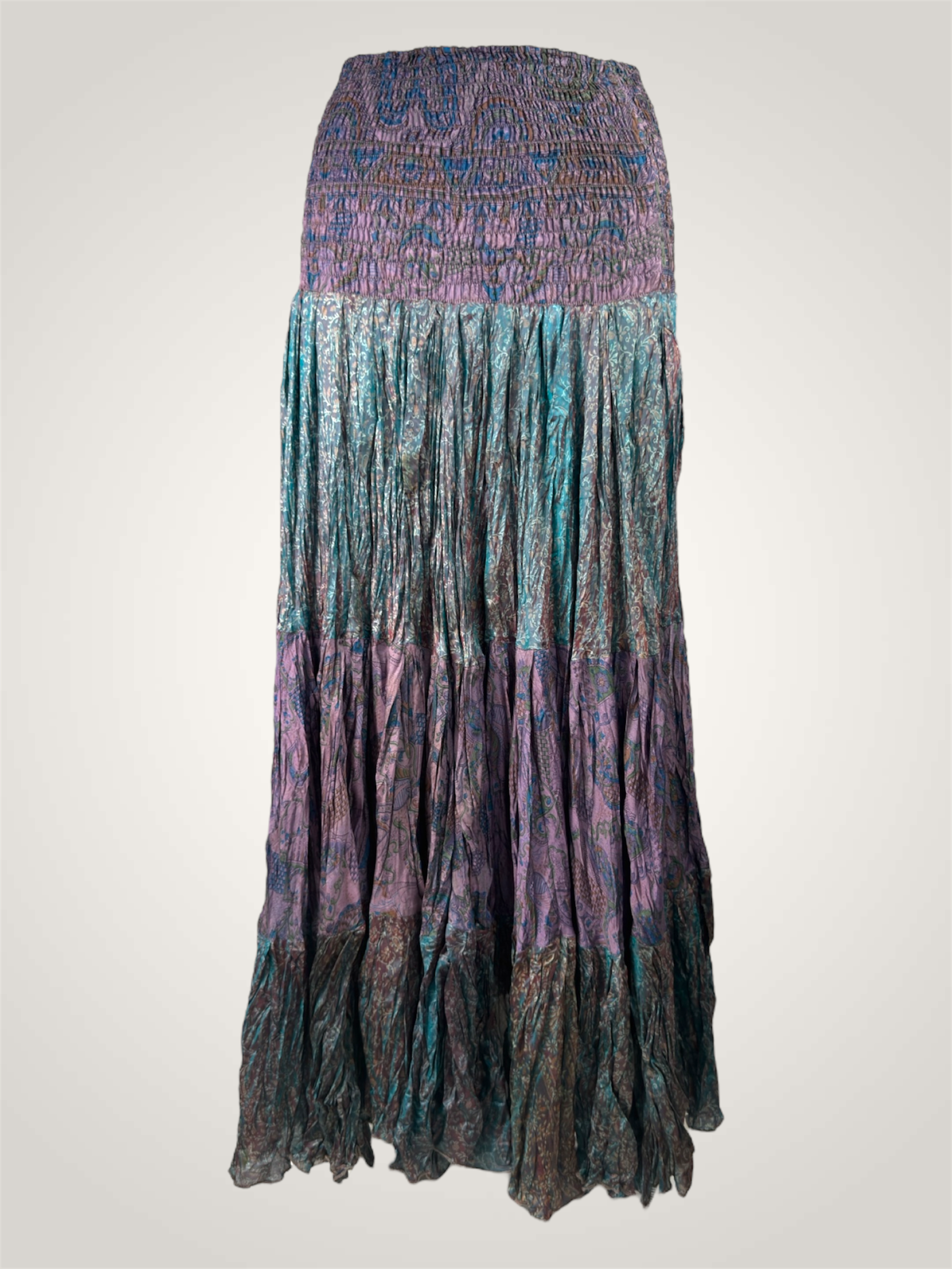 Robe jupe soie recyclée - pièce unique