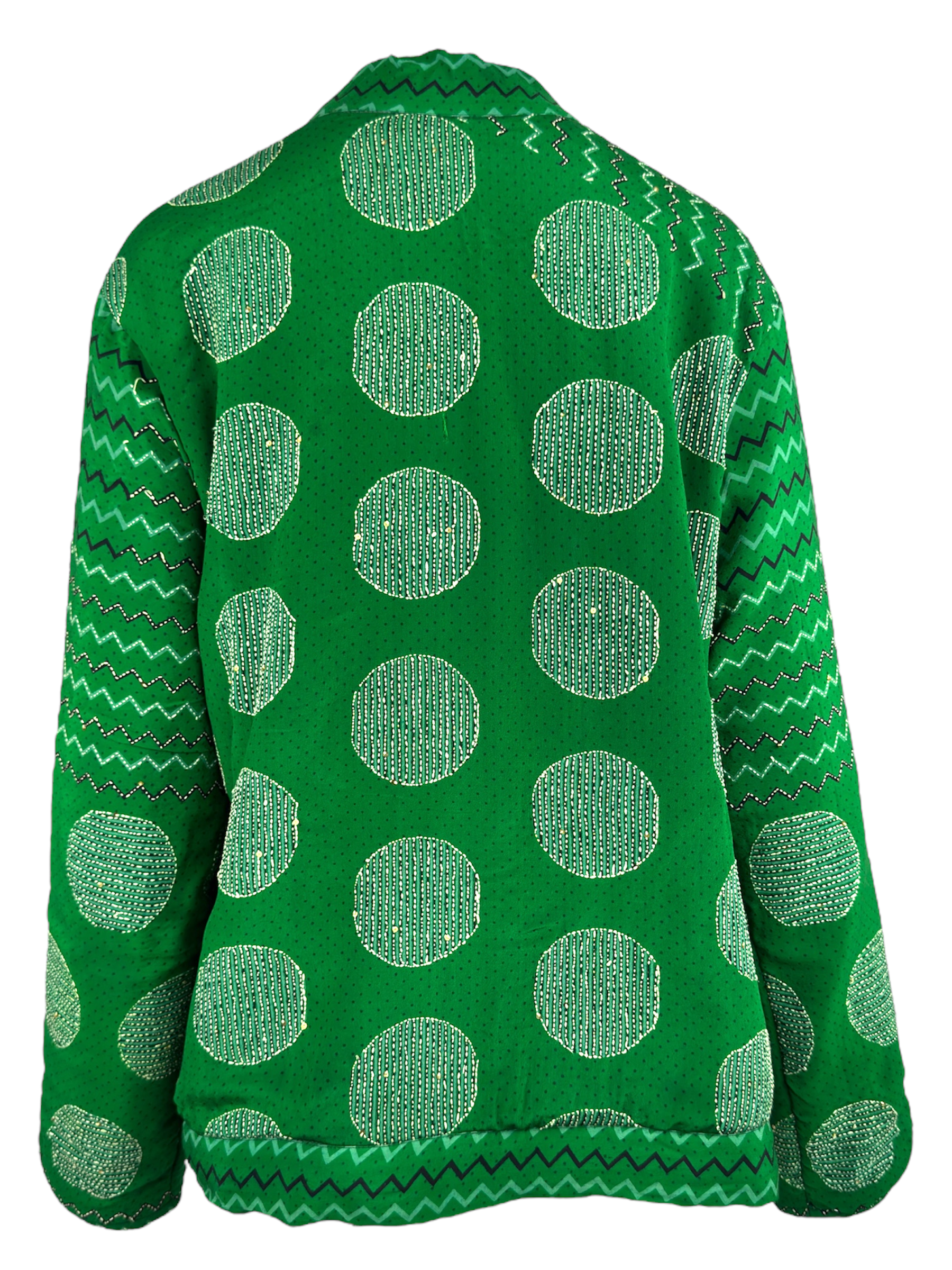 Veste kimono réversible Soie - Pièce unique