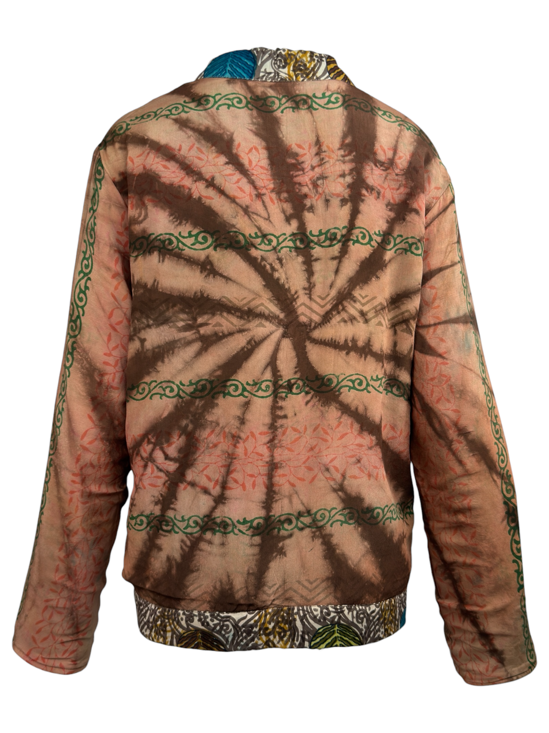 Veste kimono réversible Soie - Pièce unique