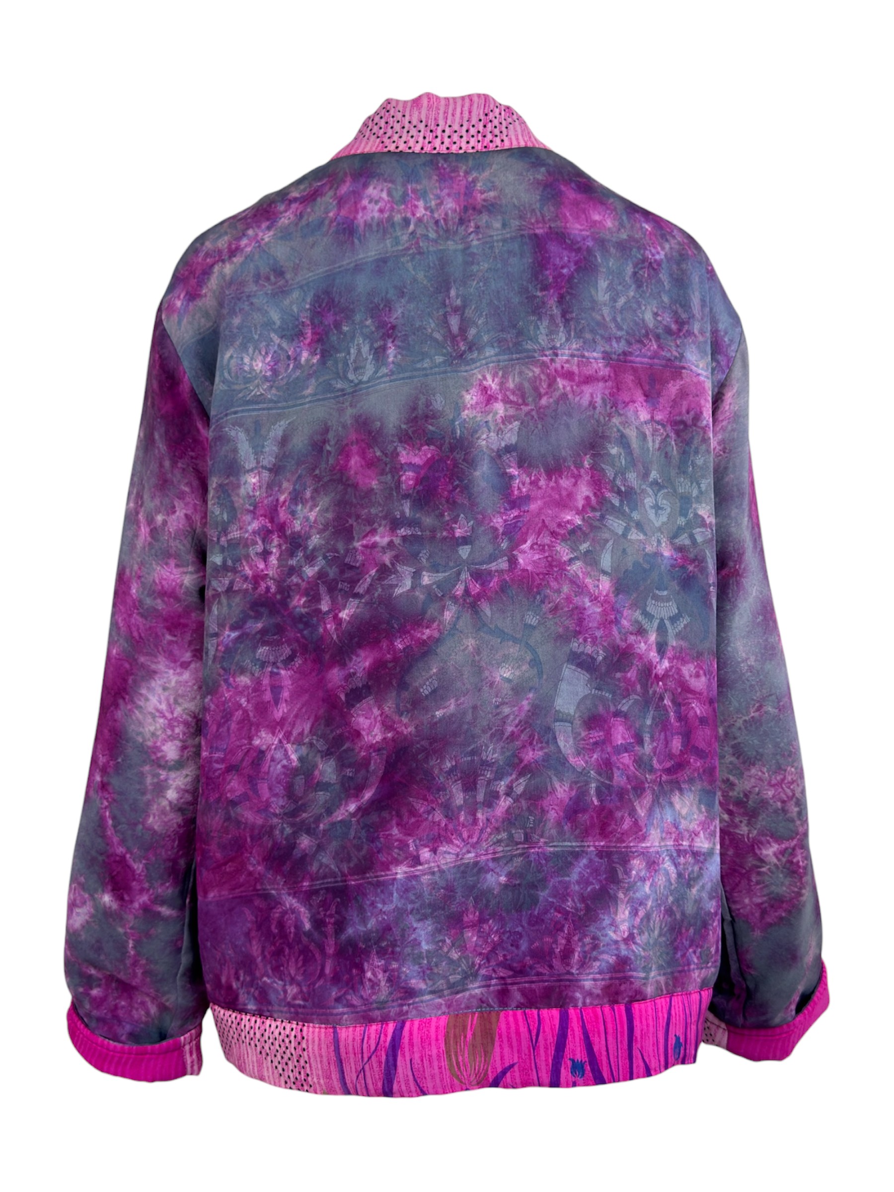 Veste kimono réversible Soie - Pièce unique