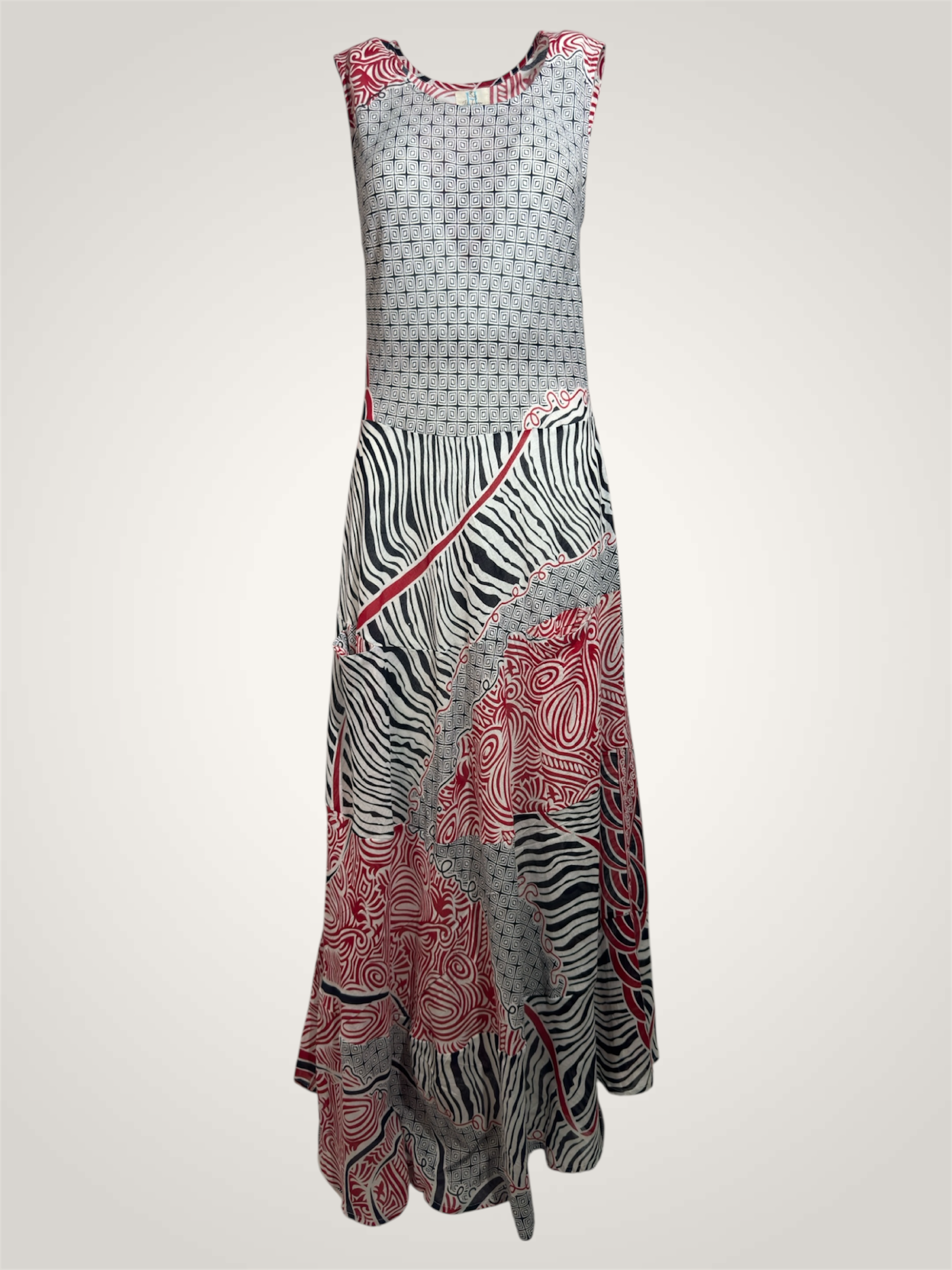 Robe voile de coton - coupe biais