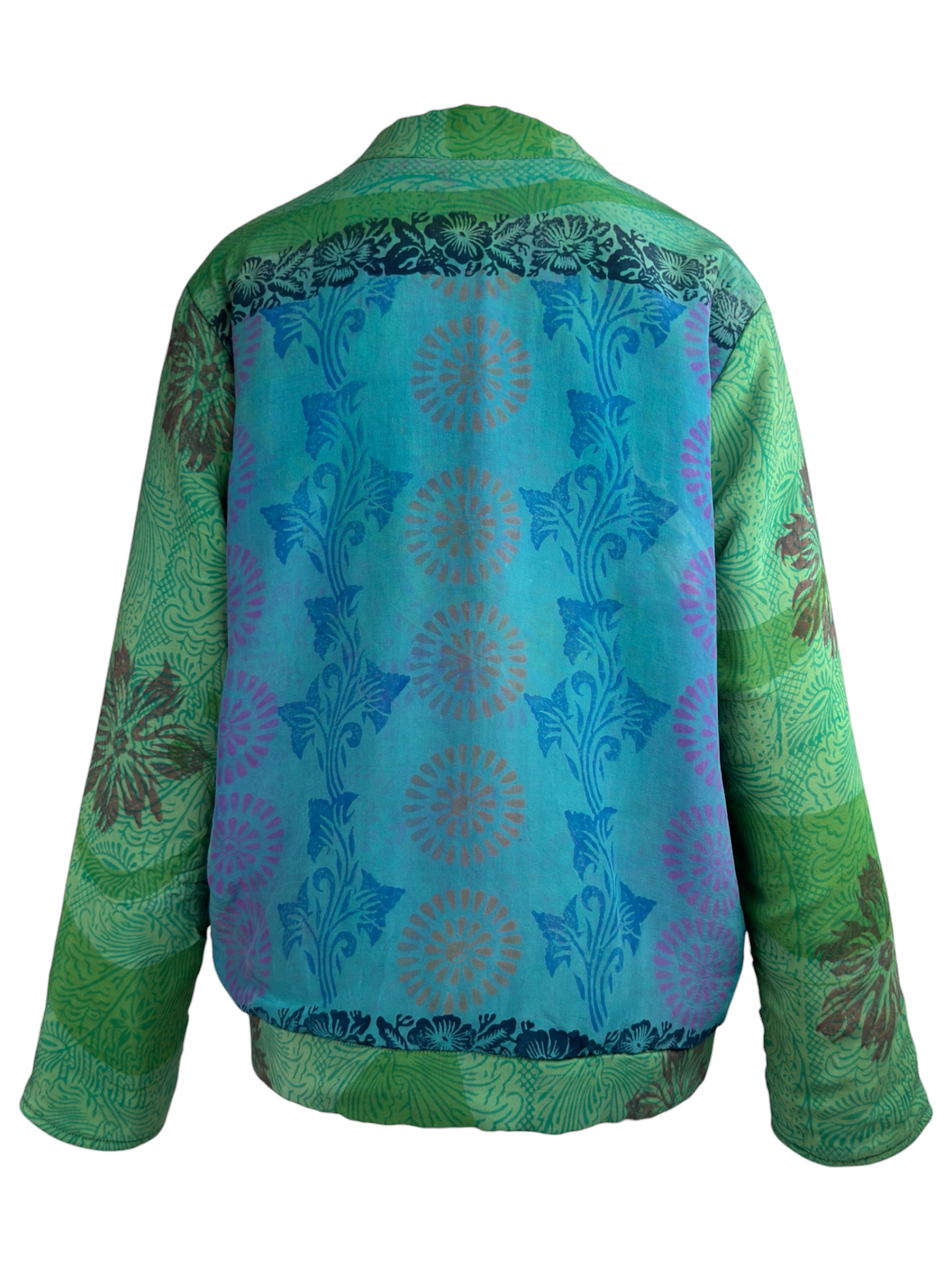 Veste kimono réversible Soie - Pièce unique