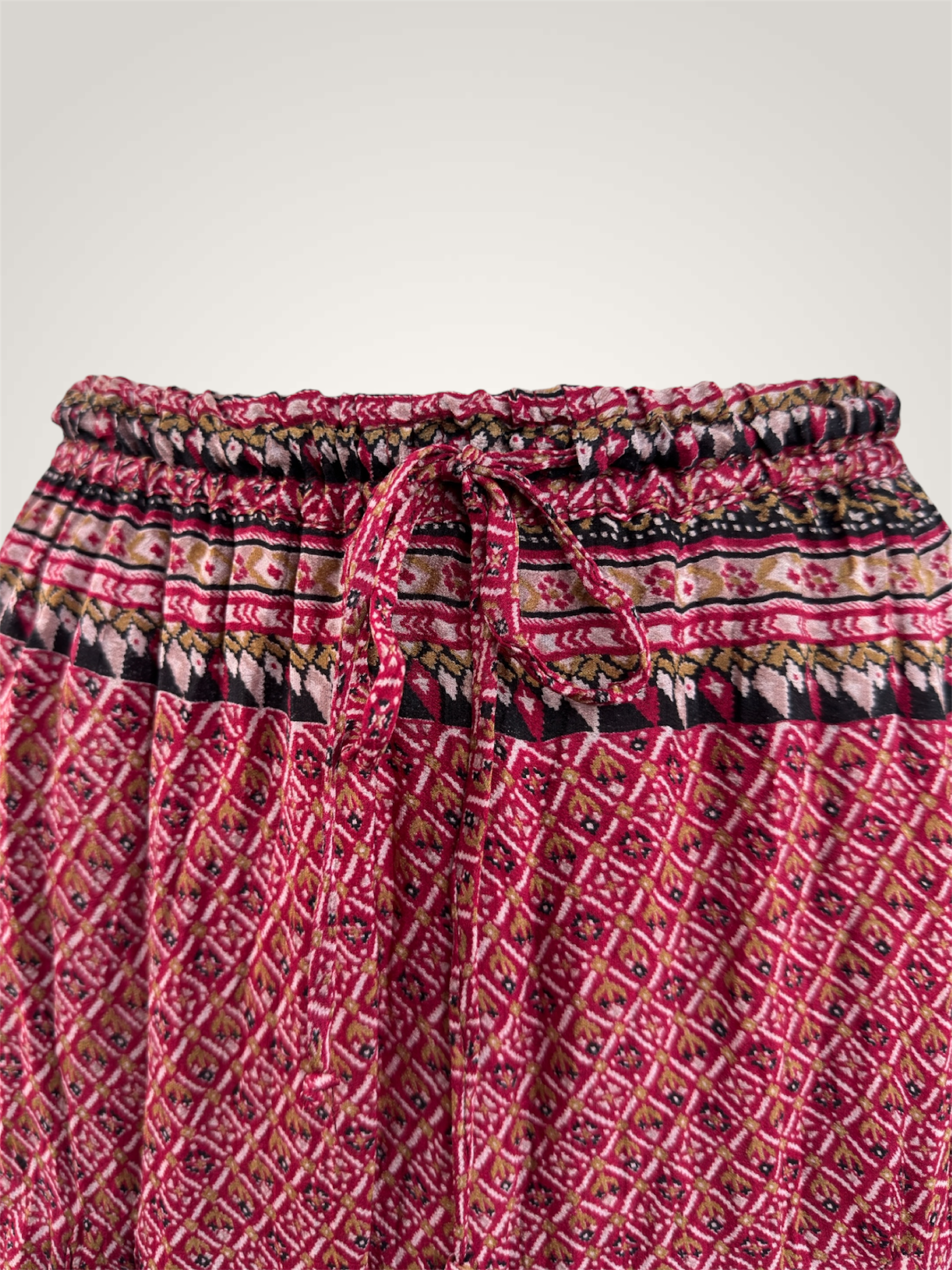 Jupe courte mousseline de soie