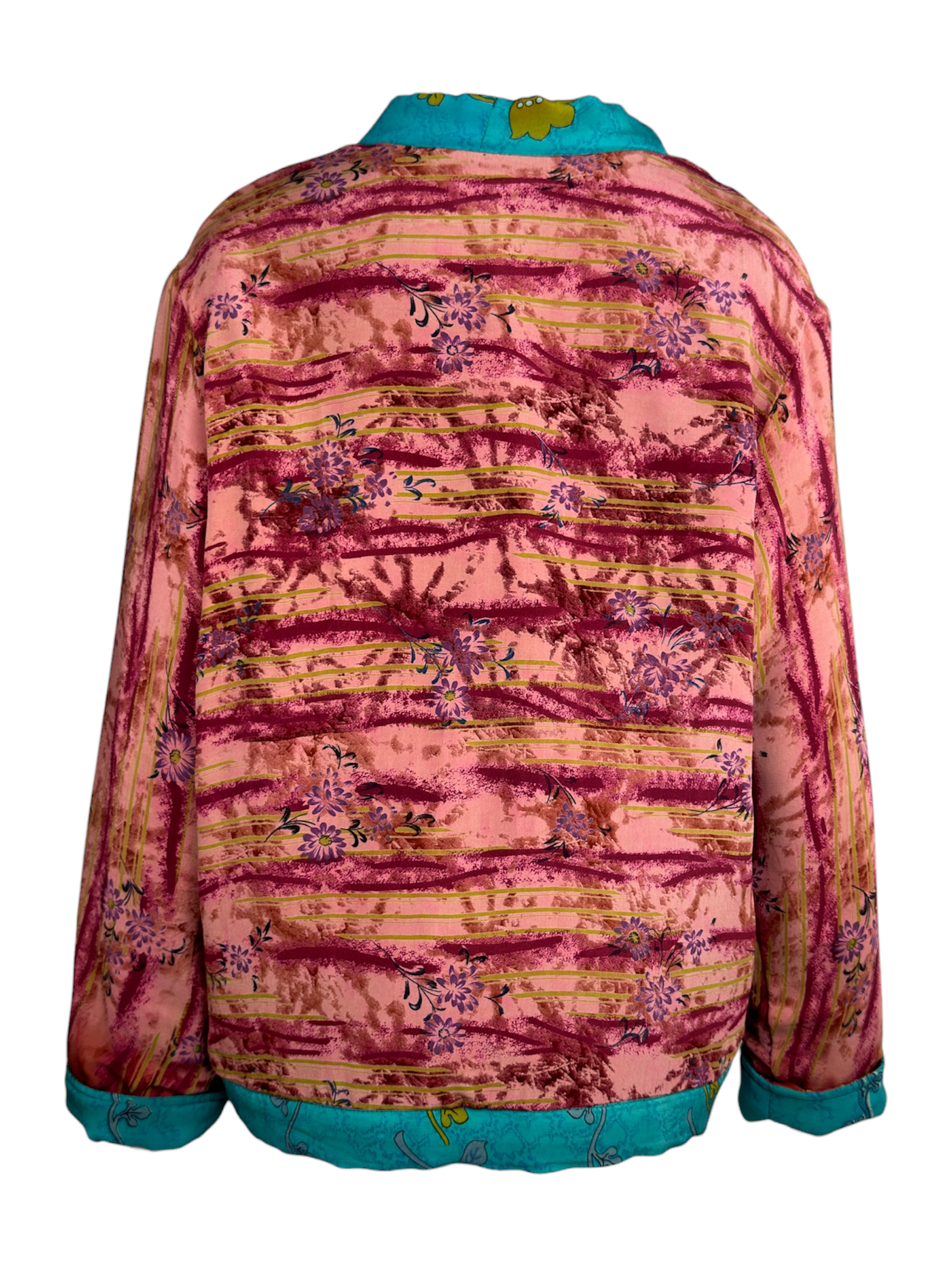 Veste kimono réversible Soie - Pièce unique