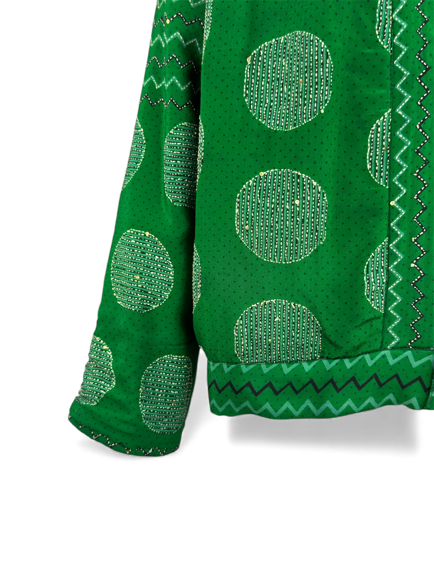 Veste kimono réversible Soie - Pièce unique