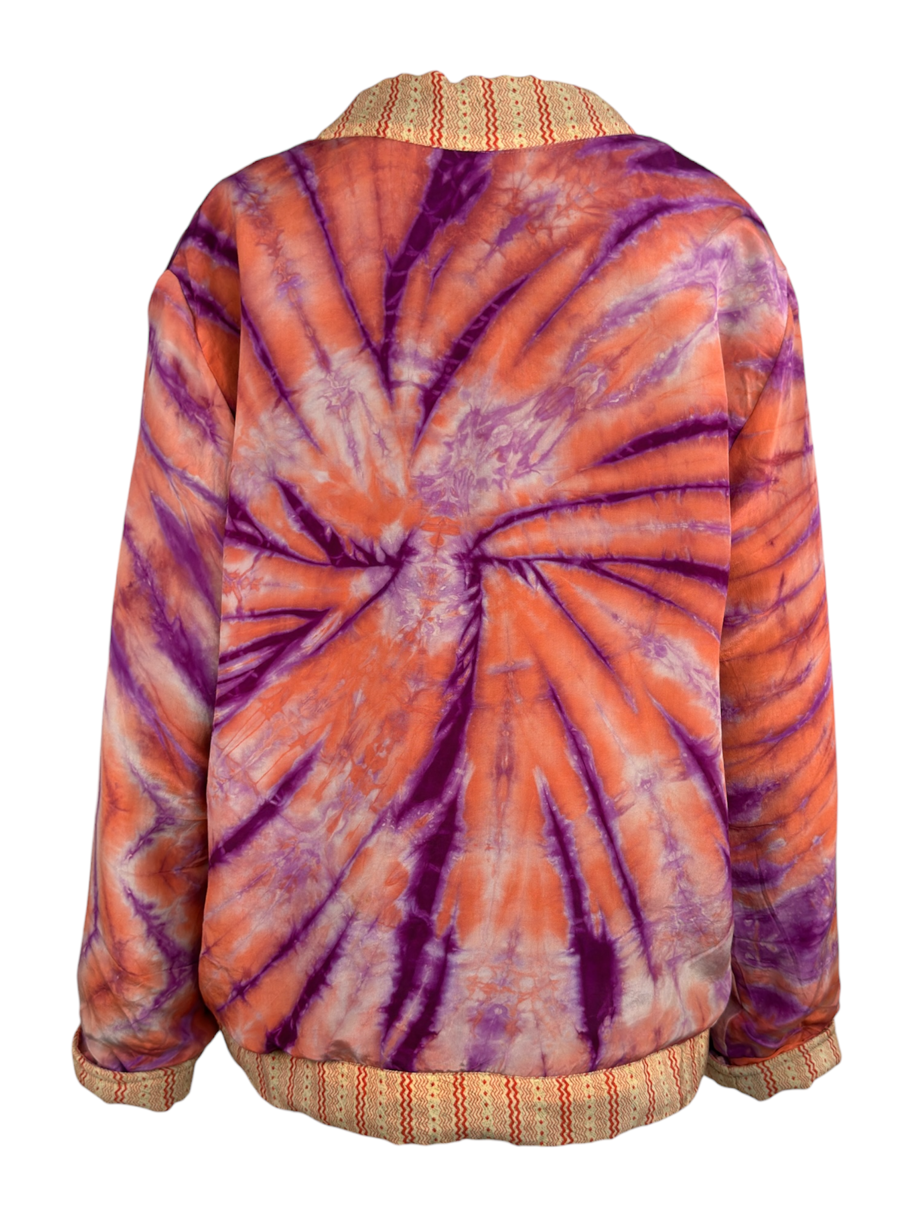 Veste kimono réversible Soie - Pièce unique