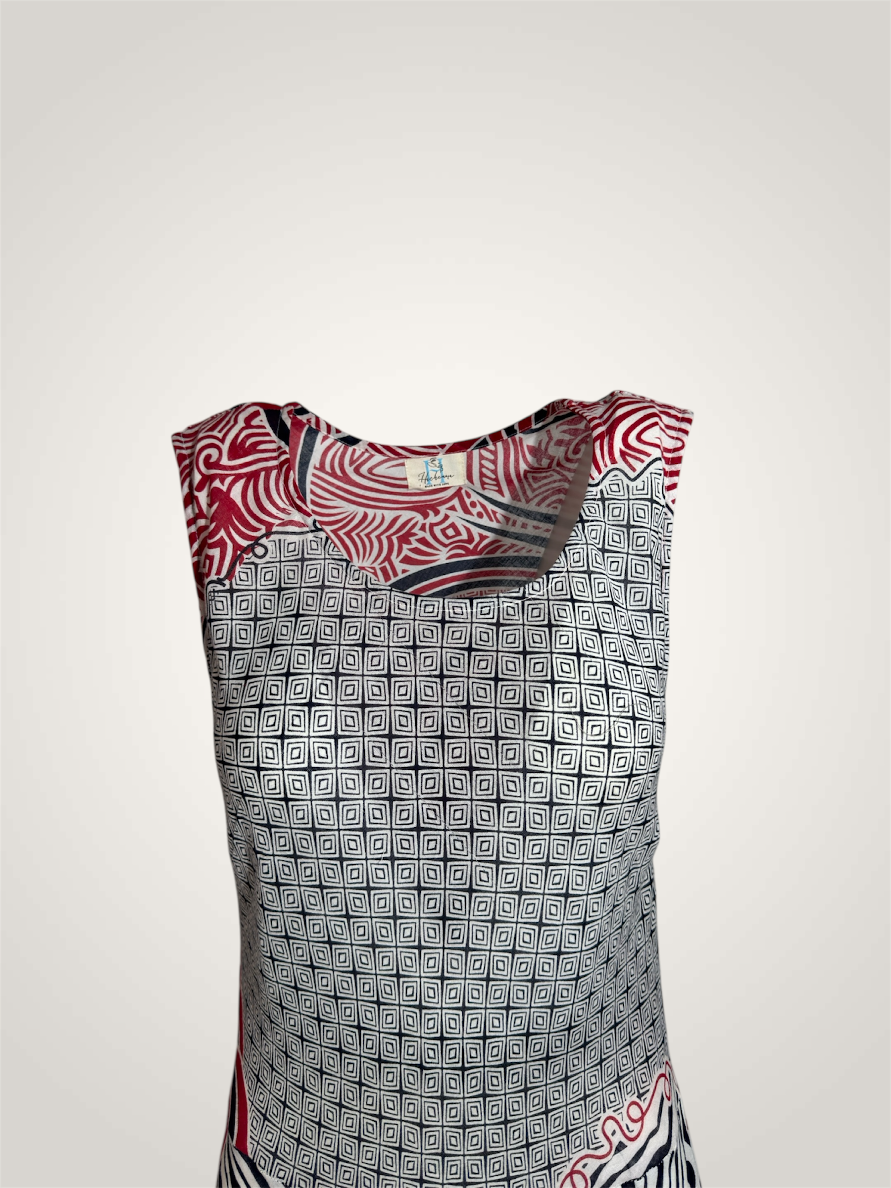 Robe voile de coton - coupe biais