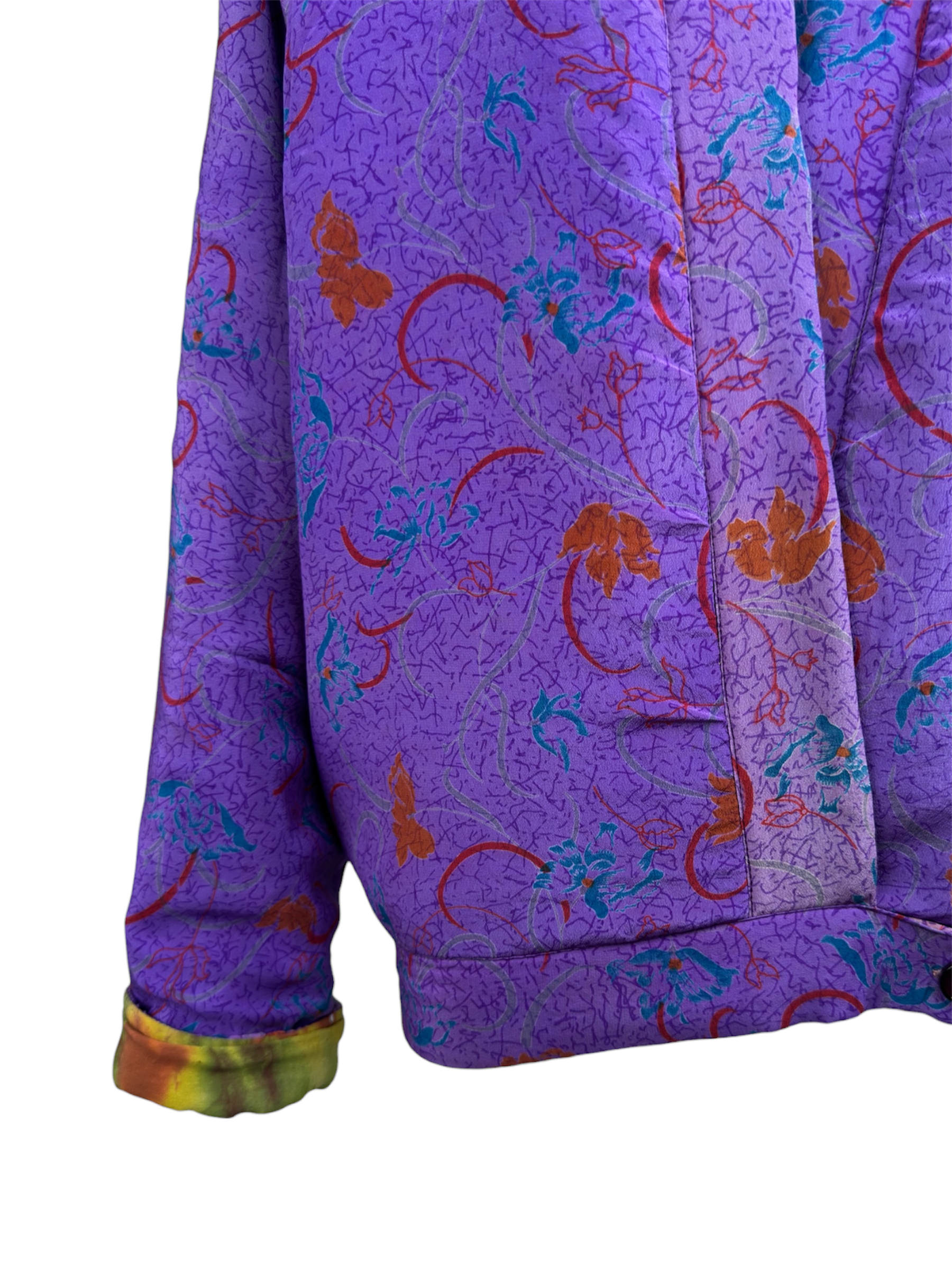 Veste kimono réversible Soie - Pièce unique