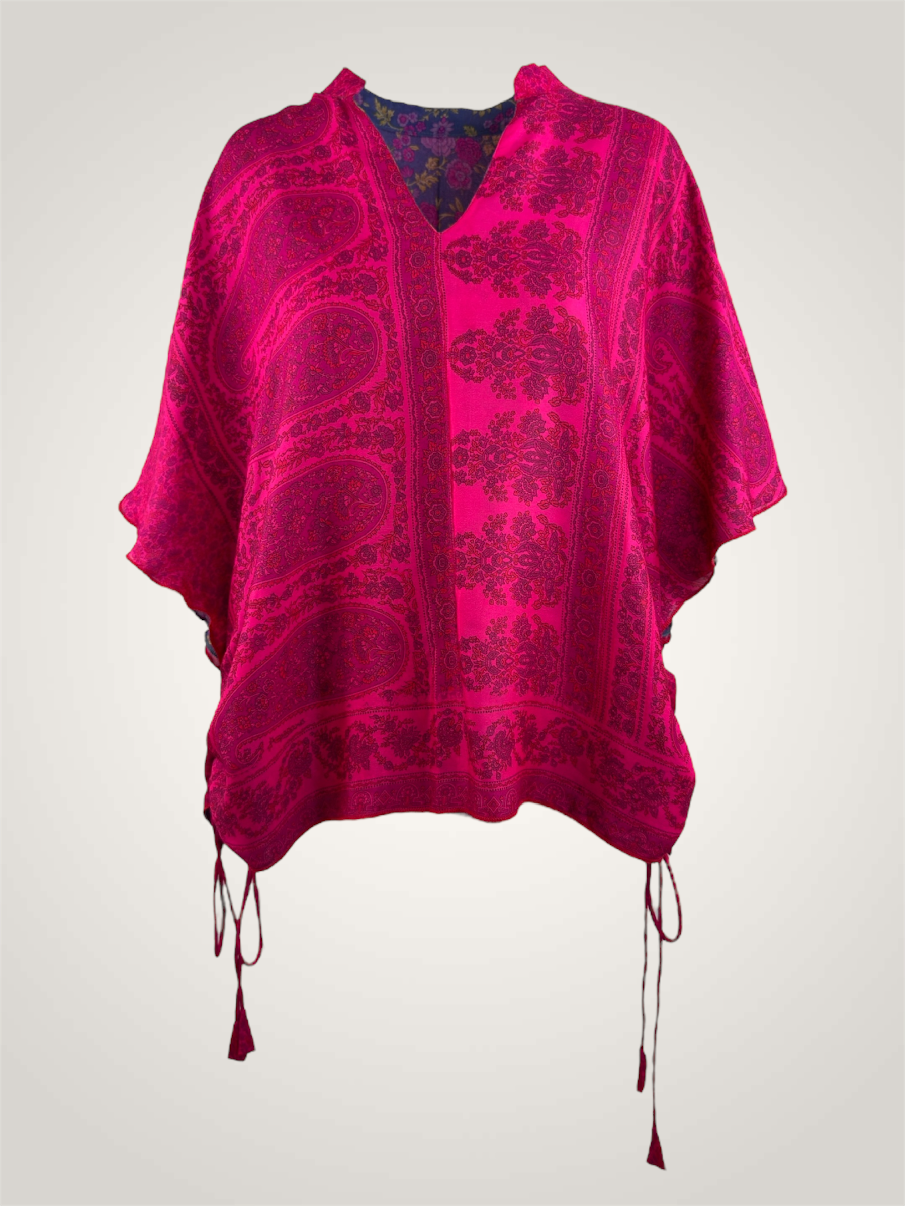 Top réversible soie recyclée