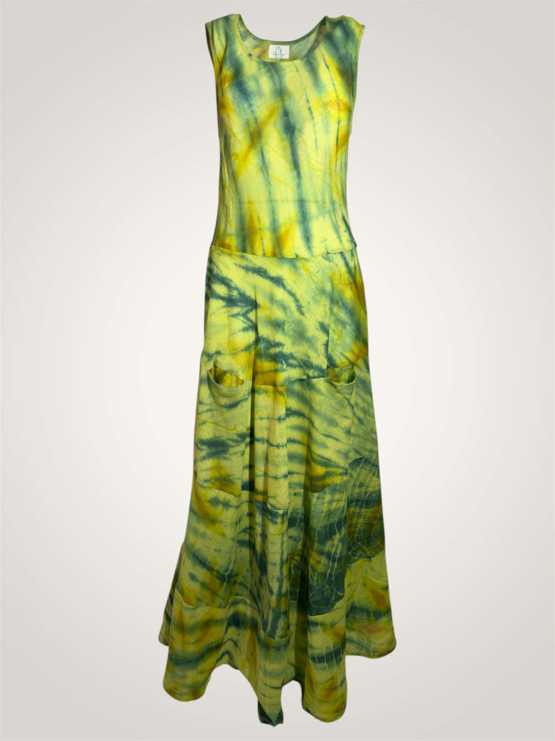 Robe voile de coton - coupe biais