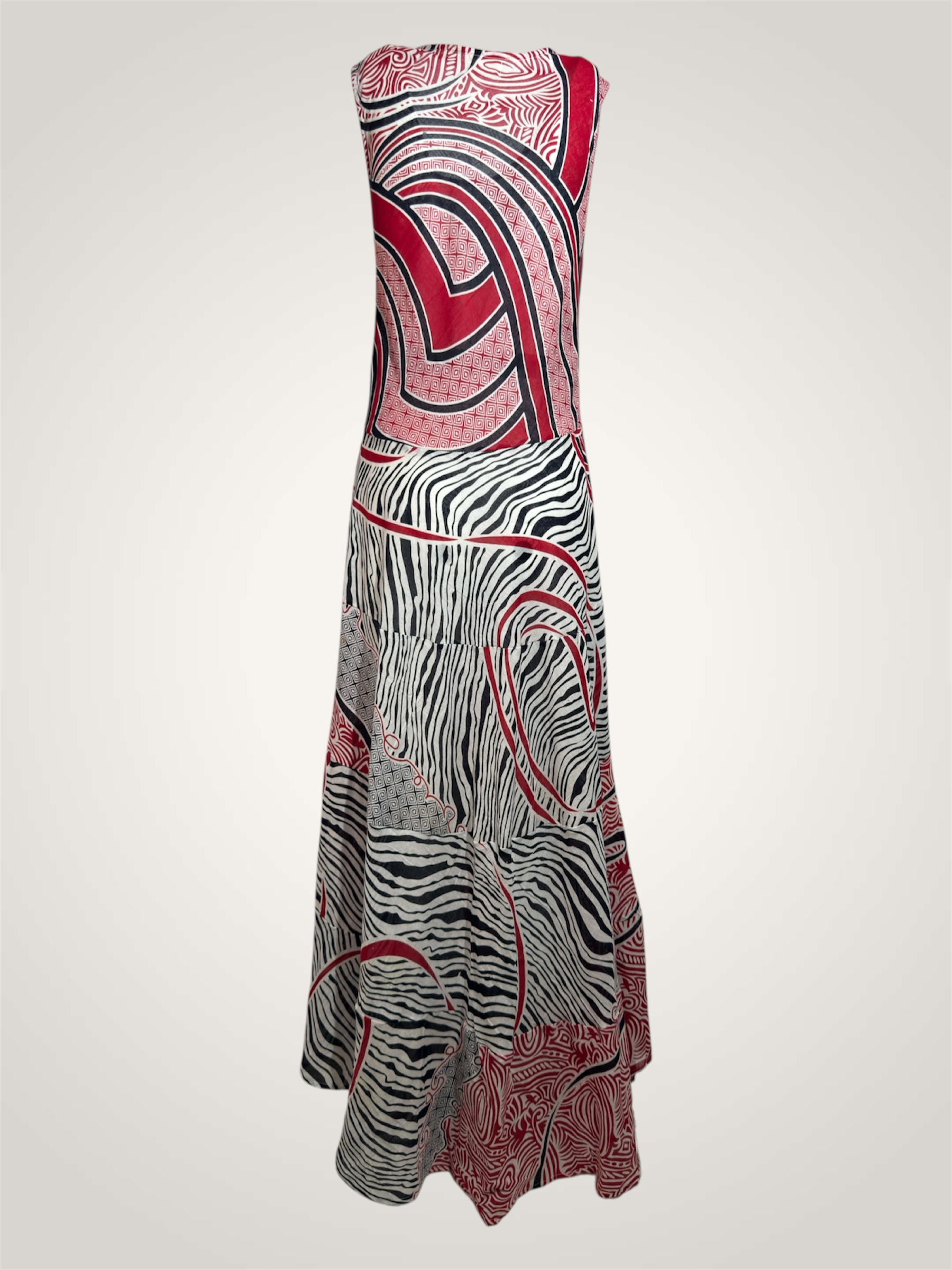 Robe voile de coton - coupe biais