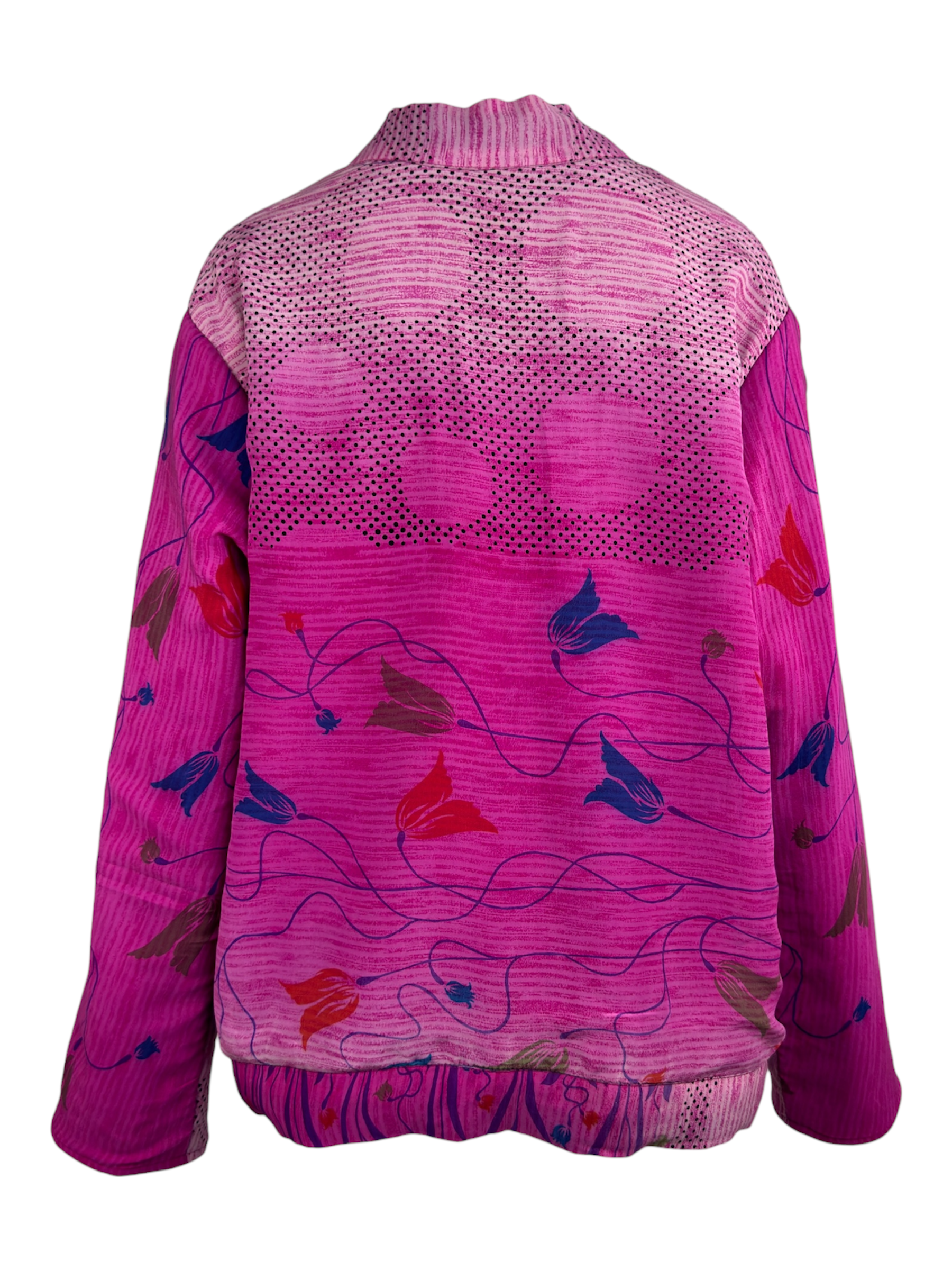 Veste kimono réversible Soie - Pièce unique