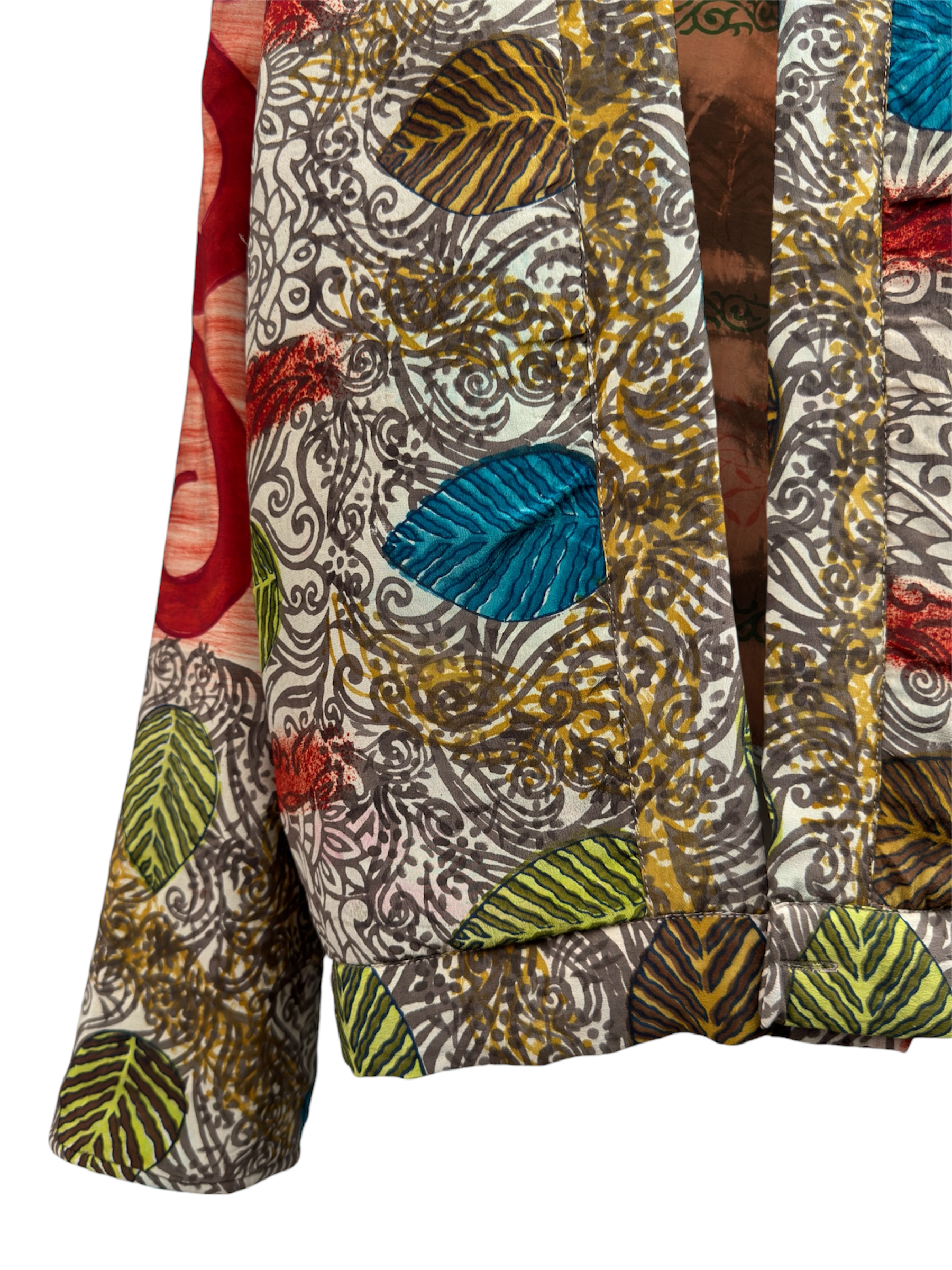 Veste kimono réversible Soie - Pièce unique