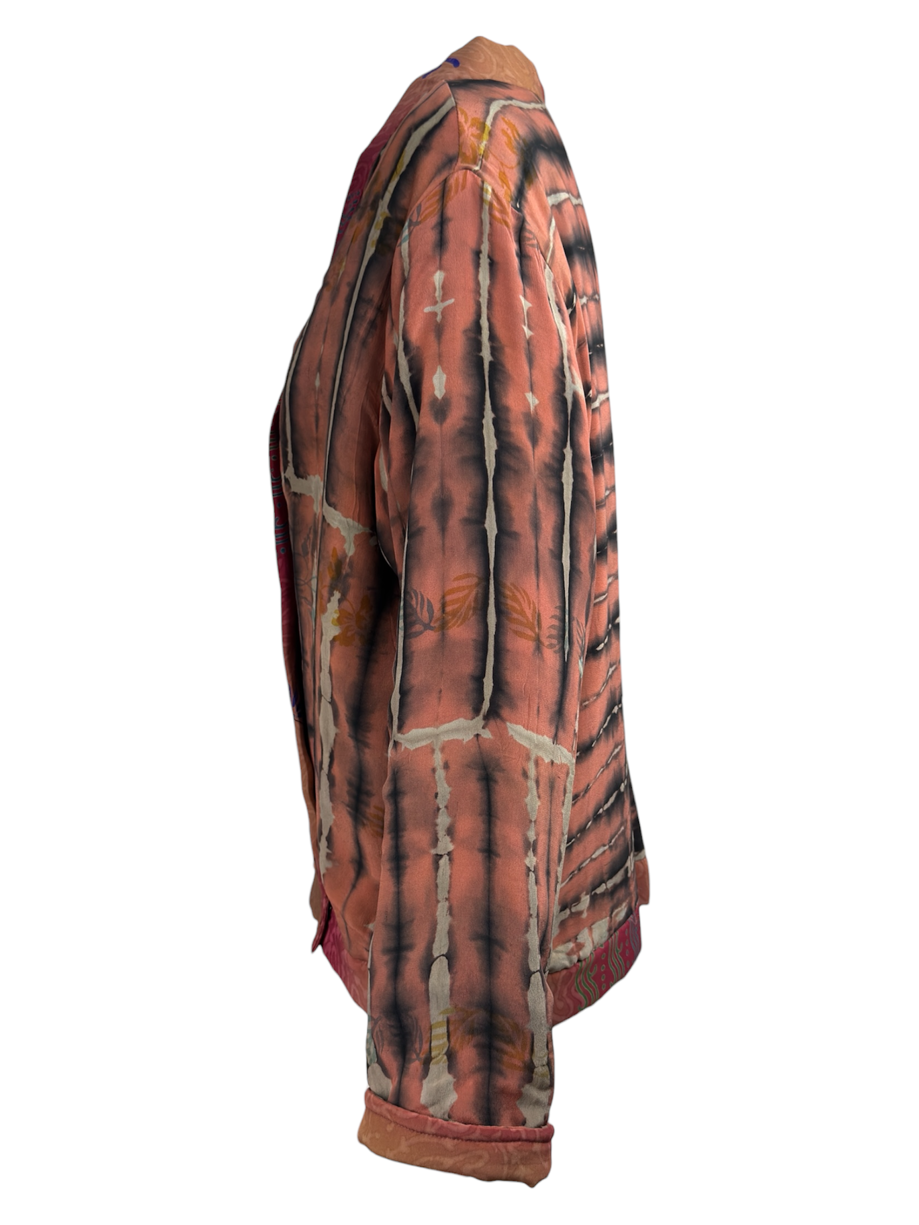 Veste kimono réversible Soie - Pièce unique