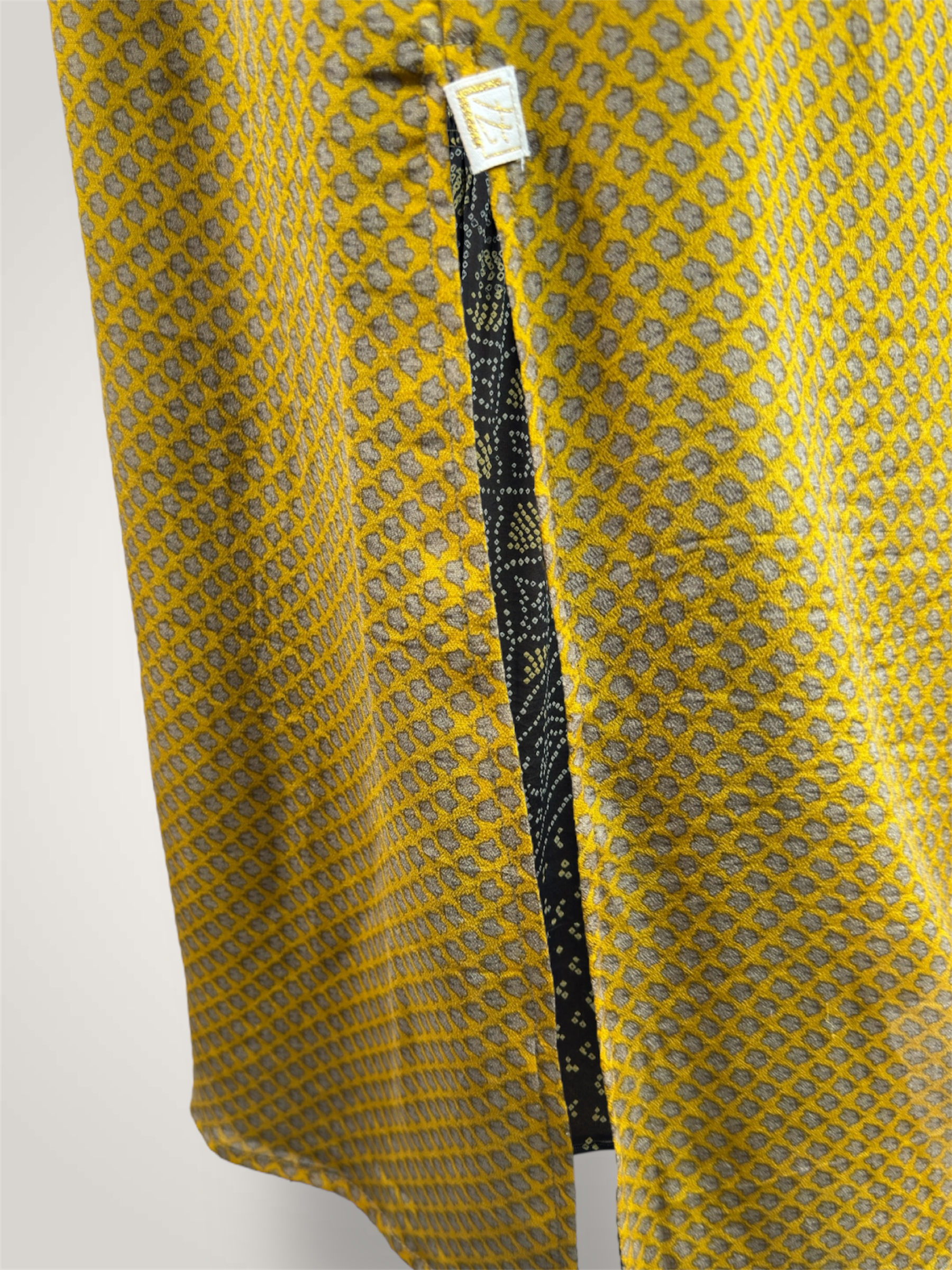 Robe jupe réversible soie recyclée