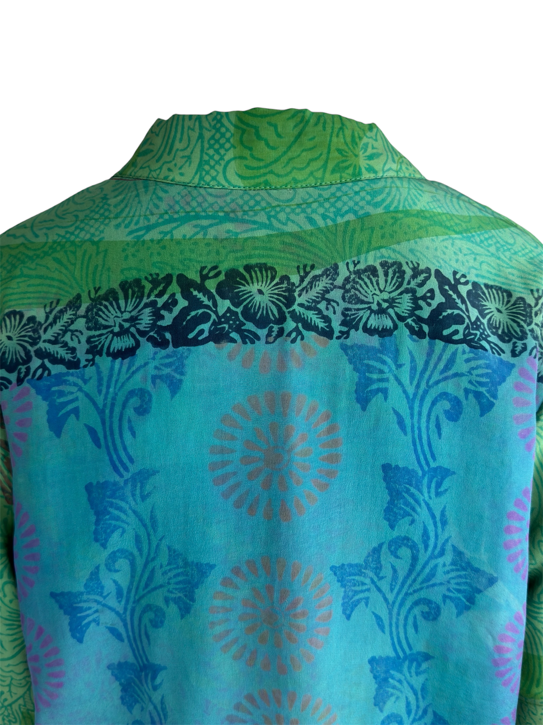 Veste kimono réversible Soie - Pièce unique