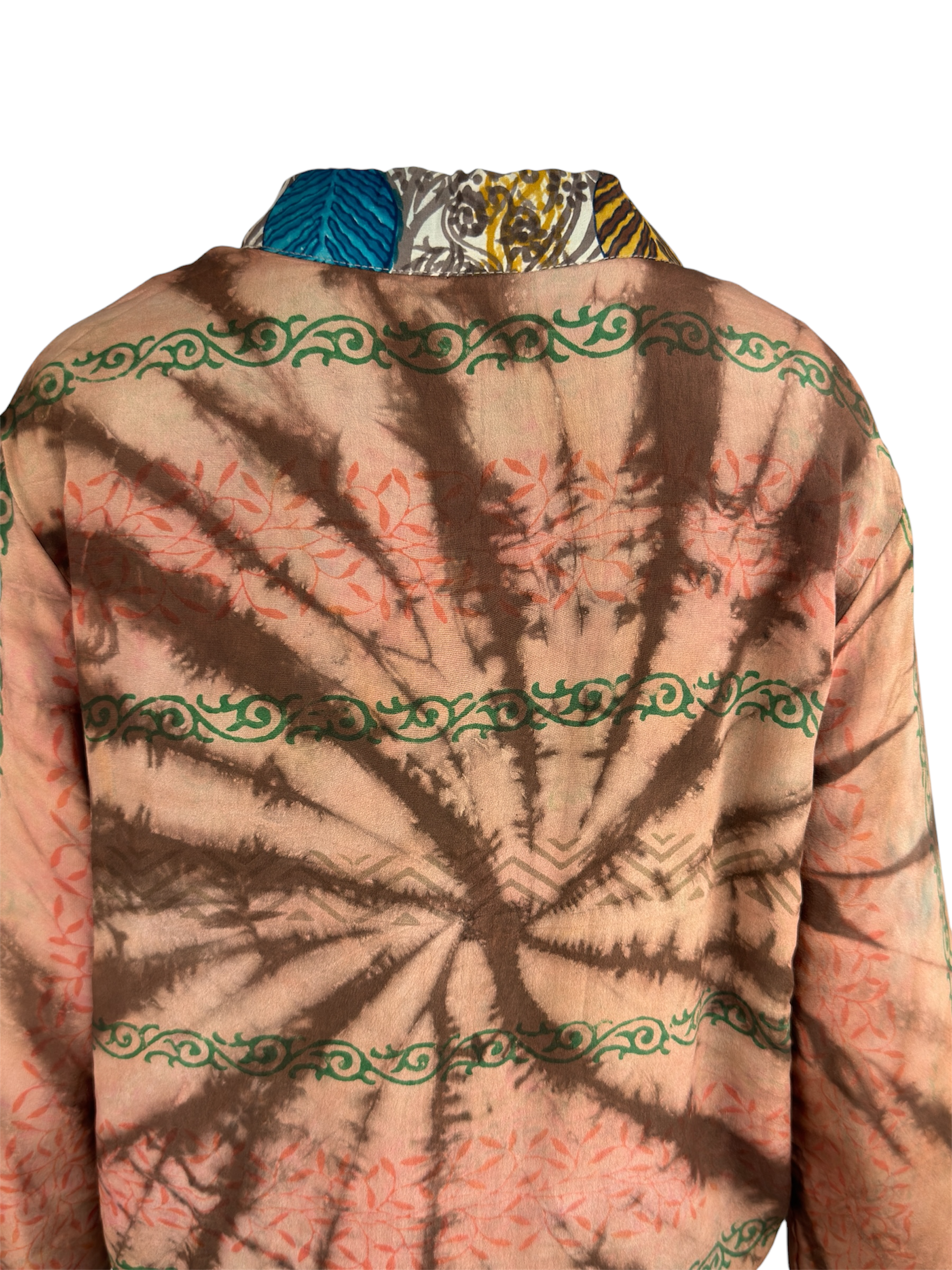 Veste kimono réversible Soie - Pièce unique