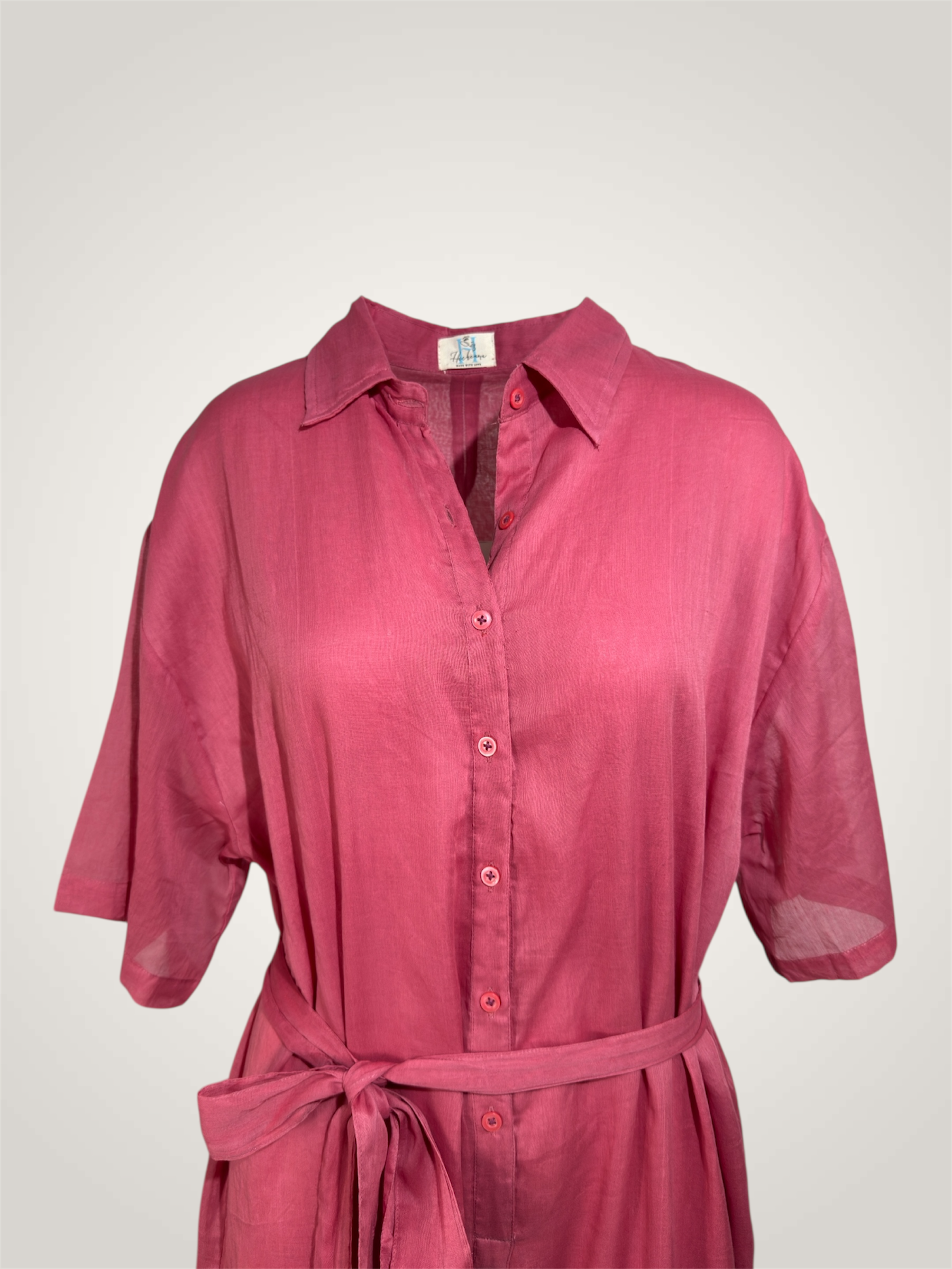 Combinaison voile de coton - bois de rose