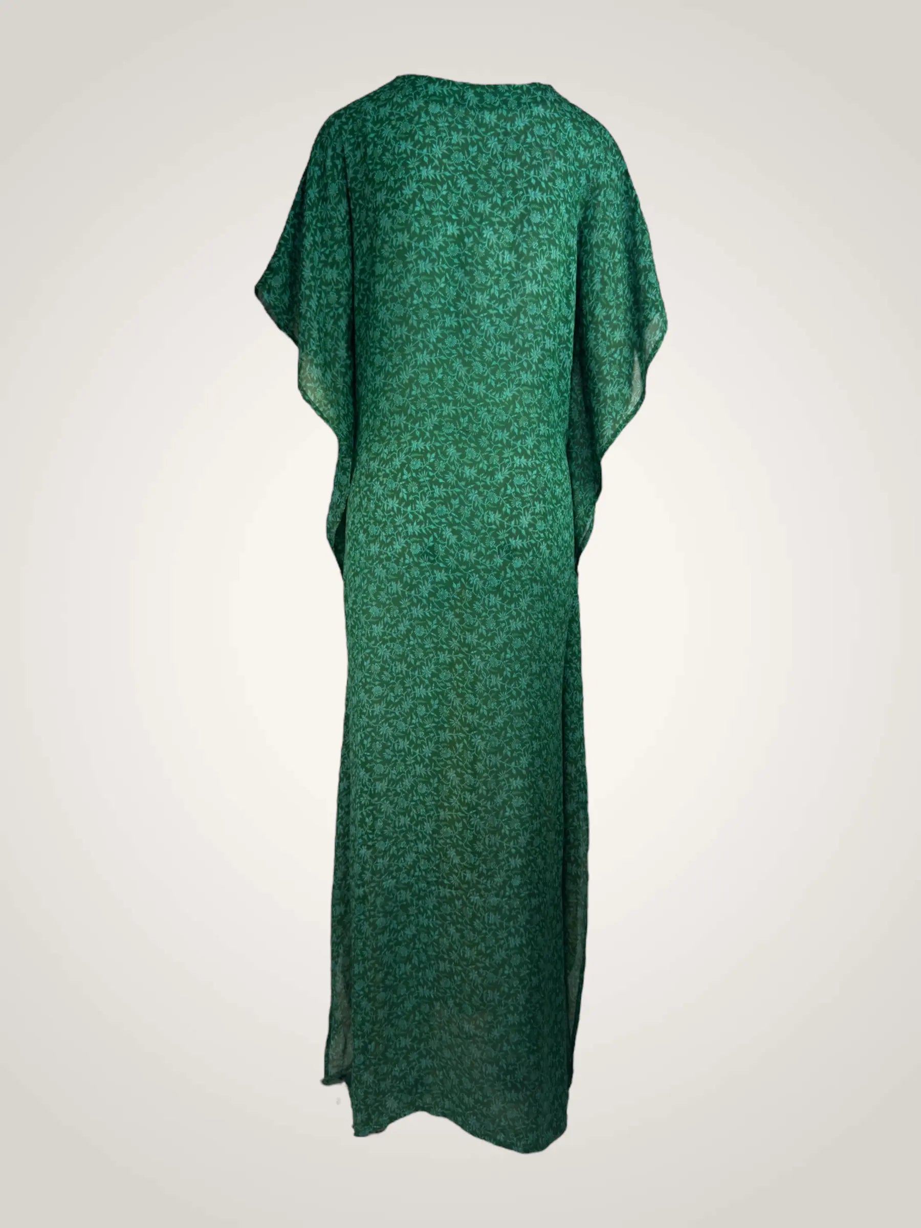 Kaftan soie recyclée -              pièce unique