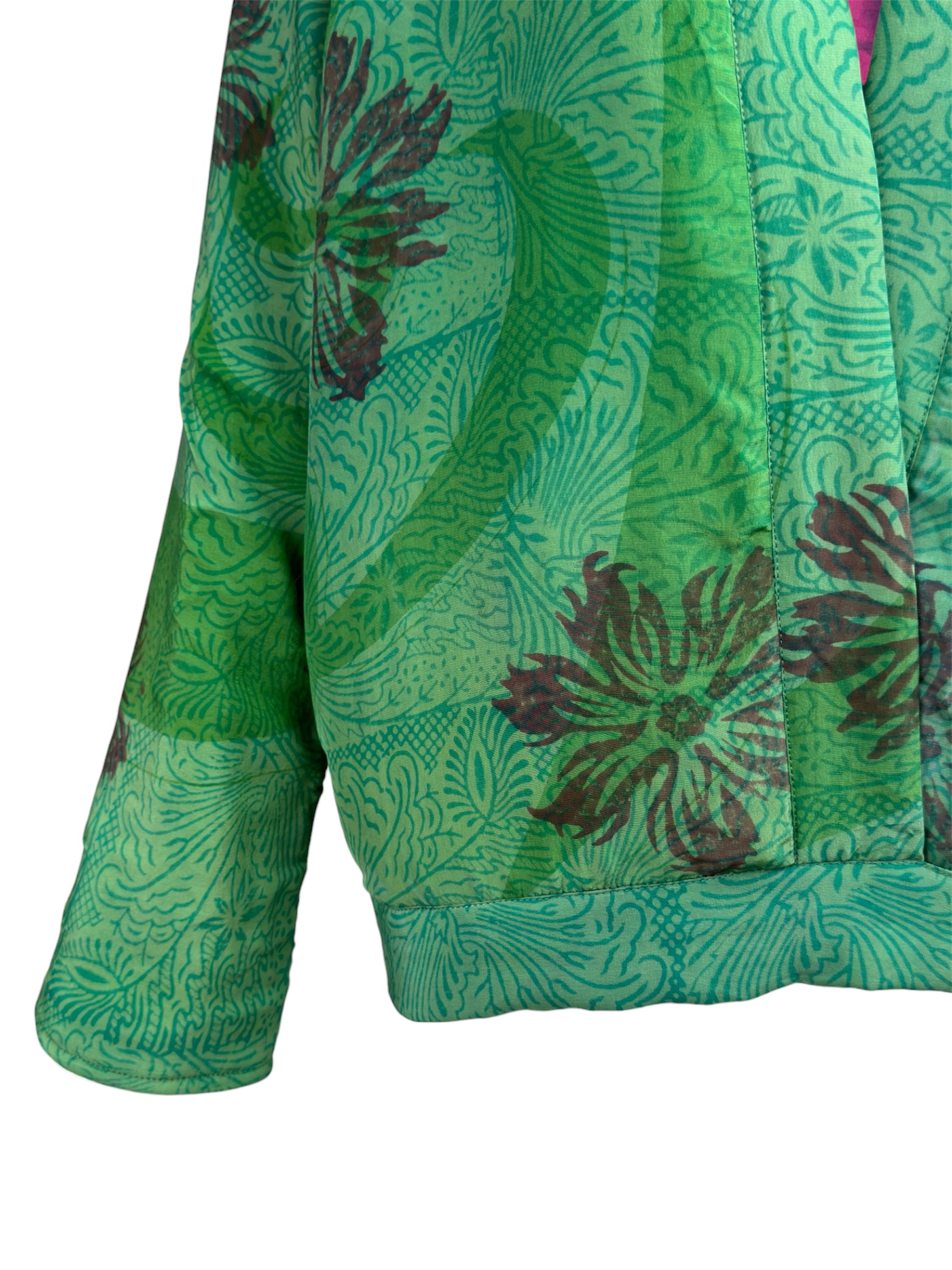 Veste kimono réversible Soie - Pièce unique