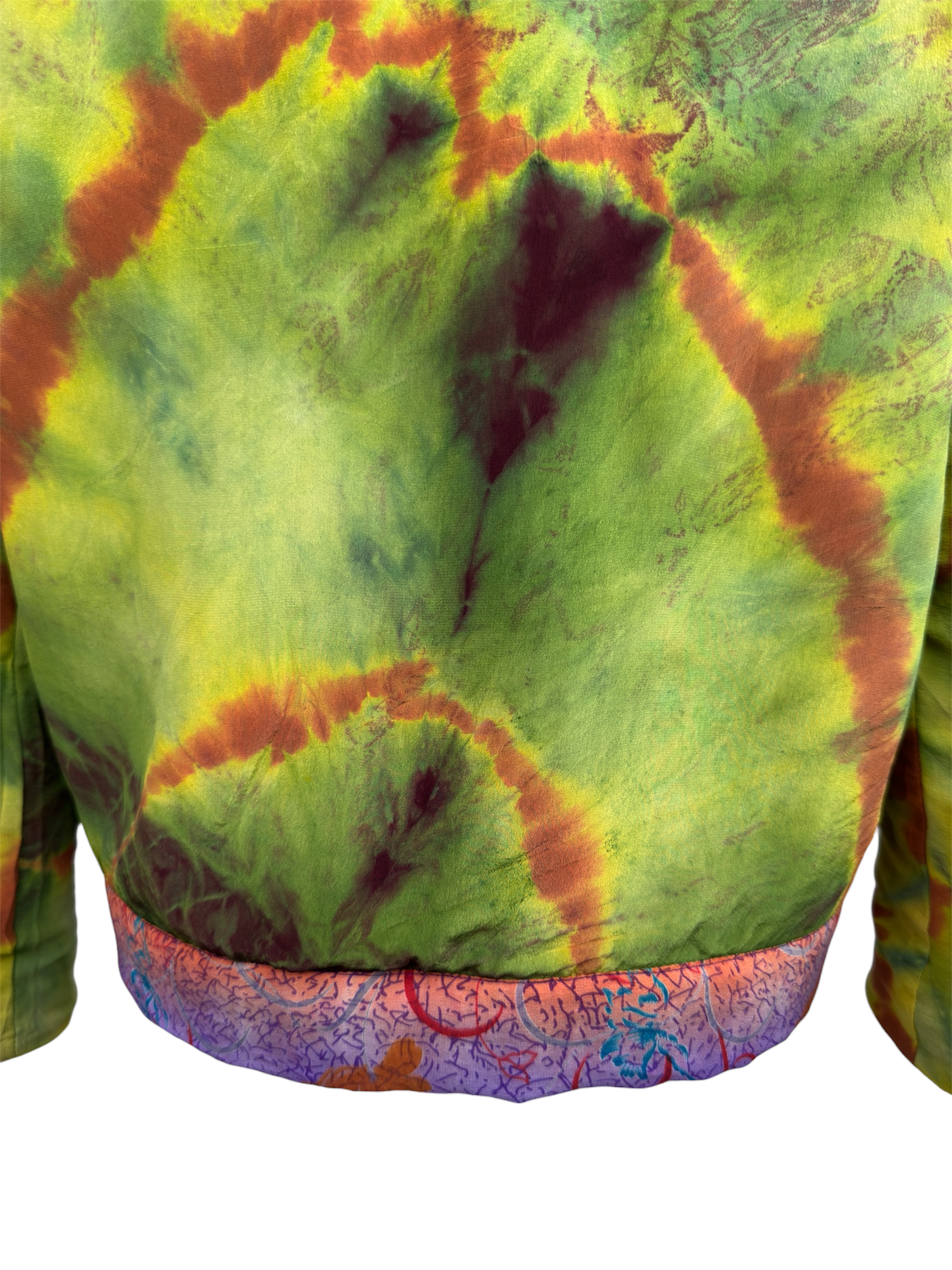 Veste kimono réversible Soie - Pièce unique