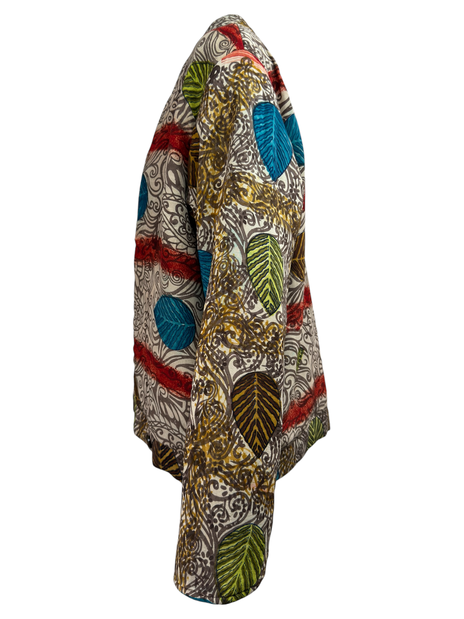 Veste kimono réversible Soie - Pièce unique