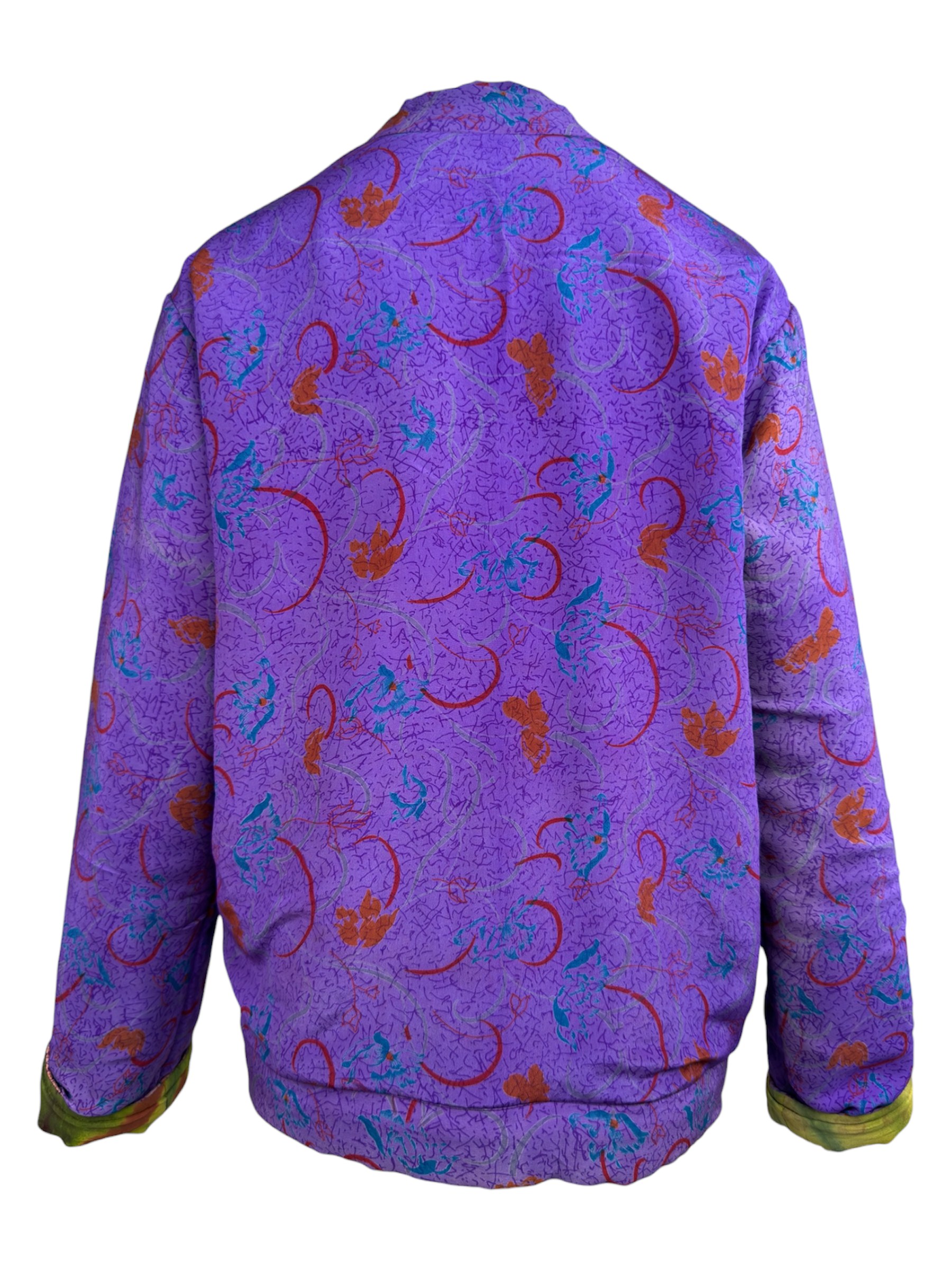 Veste kimono réversible Soie - Pièce unique